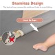 Vertical lifting baby bed rail with seamless design and adjustable heights, ensuring safety and preventing falls.