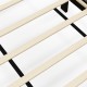 Reinforced wooden slats of the queen size upholstered platform bed provide strong support and stability for optimal.