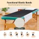 Electric heated mattress pad in gray with elastic bands, designed for twin beds, featuring 5 heating levels and.