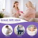 Gray bed wedge pillow with ergonomic design for back support, ideal for pregnancy, recovery, and elderly comfort.