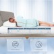 Queen size 8-inch memory foam mattress with cooling gel, poly jacquard cover, and breathable design for optimal comfort.