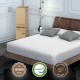 8-inch queen memory foam mattress with poly jacquard cover, cooling gel infusion, and CertiPUR-US certified materials.