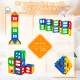 Colorful 32-piece big waffle block set for kids, ideal for building forts and castles, promoting creativity and.