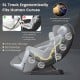 Provox 27-Comfort 2D Full Body Massage Chair in gray, showcasing SL track design for ergonomic whole body massage.