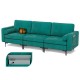 Modular 3-Seat Sofa Couch with Socket USB Ports and Side Storage Pocket - Gallery View 4 of 11