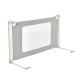 Bed rail guard for toddlers with mesh cloth featuring cute patterns, ensuring ventilation and safety during sleep.