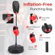 Inflation-free punching bag with adjustable height and quick rebound design, ideal for kids aged 5+ training.
