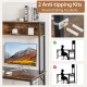 L-shaped Desk with Power Outlet Hutch - Gallery View 10 of 11