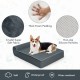 Orthopedic Dog Bed with Headrest and Removable Washable Cover - Gallery View 8 of 10