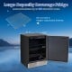 24-inch beverage refrigerator with removable shelves, adjustable temperature, and capacity for 190 cans, ideal for.