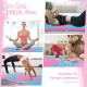 Folding gymnastics mat in pink and blue, featuring PU leather, ideal for yoga, aerobics, and kids' play.