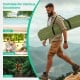 2-4 person instant pop-up camping tent with removable rainfly, shown in a portable design for outdoor activities.