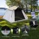 2-4 person instant pop-up camping tent with removable rainfly, featuring mesh windows and storage pockets for easy.