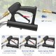 Pressure washer surface cleaner attachment with 20-inch size, stainless steel housing, and safety lock for efficient.