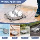 20-inch pressure washer surface cleaner with stainless steel housing, ideal for pool, deck, sidewalk, and driveway.