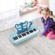 Kids piano keyboard in blue with 37 keys and adjustable microphone, designed for fun and learning for children 3+.