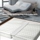 9-inch wide bed bridge converter kit for twin to king beds, featuring a T-shaped wedge and secure strap for adjustable.