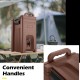 5 gallon insulated beverage server dispenser in brown with convenient handles, ideal for parties and gatherings.