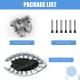 Protective cover, steel foot pipes, and foldable construction for the 38-inch mini folding trampoline, ideal for.