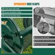 24-inch peat moss spreader with upgraded side latches, durable mesh cage, and U-shape handle for efficient spreading.