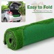 Rolled-up golf putting green with realistic artificial grass, featuring a non-slip backing for easy storage and.