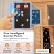 Control panel of the 2024 single person far infrared sauna, featuring temperature adjustment and timer settings for.