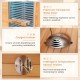 Single person far infrared sauna featuring a premium tempered glass door and oxygen ionizer for enhanced relaxation.