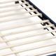 Queen size bed frame wooden slats provide sturdy support, ideal for various mattress thicknesses and under-bed storage.