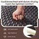 Cushioned seat with quick-drying foam on a patio gliding set, featuring durable all-weather brown rattan for outdoor.