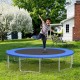 Blue 16 feet trampoline pad replacement with fixing straps, featuring anti-tear surface and edge-to-edge protection for.