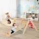 Indoor 7-in-1 climbing toys for toddlers featuring a slide, climbing ladder, and fun rocker in multicolor design.