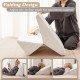 Adjustable 3-piece bed wedge pillow set in off-white, featuring air memory foam for maximum support and comfort.