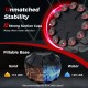 Freestanding punching bag base with 12 suction cups, fillable with sand or water for stability during workouts.
