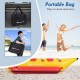 Portable carrying bag for the 3-person inflatable banana boat, easy to store and transport for fun water activities.