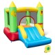 Wide slide and jump area of the inflatable bounce house, designed for kids' active play and outdoor enjoyment.