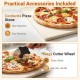 Cordierite pizza stone for indoor electric pizza oven, featuring heat retention and easy cleaning for perfect pizzas.
