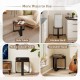 Industrial sofa end table with metal frame, versatile as a side table, kitchen shelf, or turntable stand for any space.
