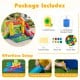 Inflatable bounce castle with double slides, 735W blower, and 50 ocean balls for indoor and outdoor fun.