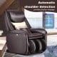 Brown Soothe 26 Full Body Zero Gravity Massage Chair with ergonomic SL track and automatic shoulder detection for.