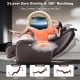 Full body zero gravity massage chair in brown, featuring 180° reclining and ergonomic SL track for ultimate comfort.