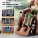 Calf and foot airbags of the Enjoyment 30-2024 massage chair with adjustable intensity for ultimate relaxation.