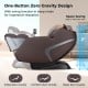 Brown Enjoyment 13 Pro-4D massage chair in zero-gravity position, designed for space-saving and impressive relaxation.
