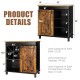 Industrial Storage Cabinet with Sliding Barn Door - Gallery View 5 of 11