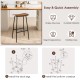 Industrial saddle bar stool with powder-coated metal legs, contoured MDF seat, perfect for kitchen or bar use.