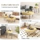 Set of 2 solid wood farmhouse round coffee tables with natural finish, perfect for versatile living room or bedroom use.