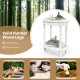 2-tier oval side table with solid rubber wood legs in white, offering storage and a mid-century modern design for any.