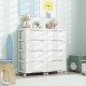 Rolling storage cabinet with 5 drawers, made of stain-proof PP material, ideal for organizing in a child's room or.
