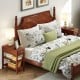 Narrow end table set of 2 in brown with pull-out drawer and storage shelves, ideal for small spaces in living rooms or.