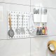 Pegboard Combination Kit wall organizer featuring hooks and magnets, ideal for kitchenware and personalized storage.