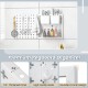 Pegboard wall organizer with 0.6" thick panel, hooks, and magnets for personalized kitchenware storage and display.